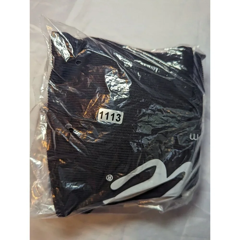 Aerie Women's Size Medium Black Ribbed NWT One Piece Full Coverage Swimsuit - Picture 14 of 15